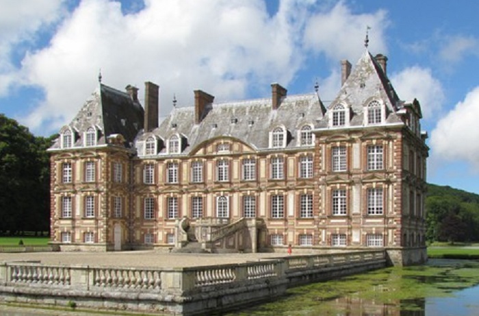 Cadre château décoration V. Hugo